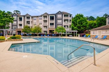 Luxury resort-style swimming pool